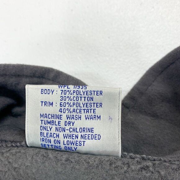 Vintage Track And Court Jacket Mens Medium Gray White Outdoor 80s Streetwear - Picture 7 of 10